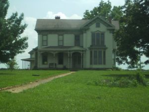 Jesse James' house near Clinton, MO